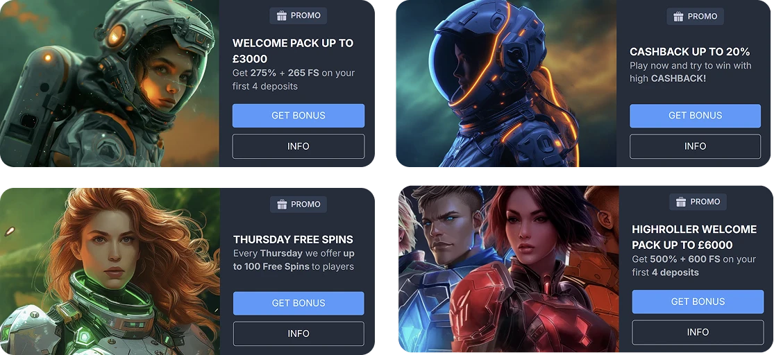 Monixbet casino bonuses